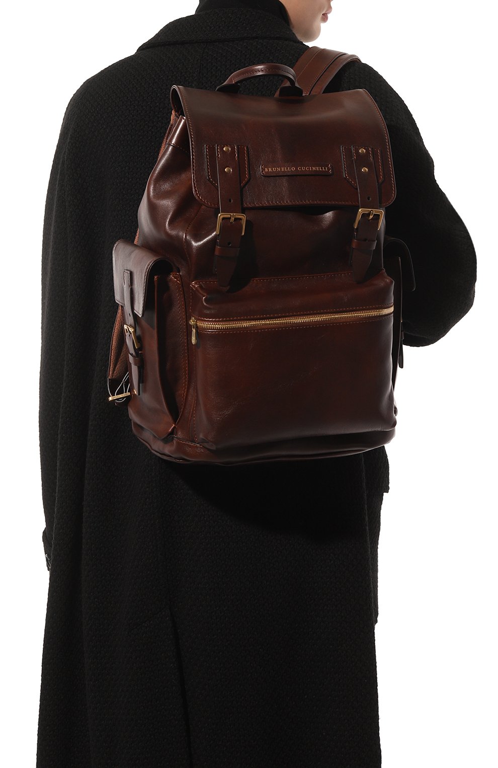 Кожаный рюкзак BRUNELLO CUCINELLI, арт. MBCIU356, фото 2