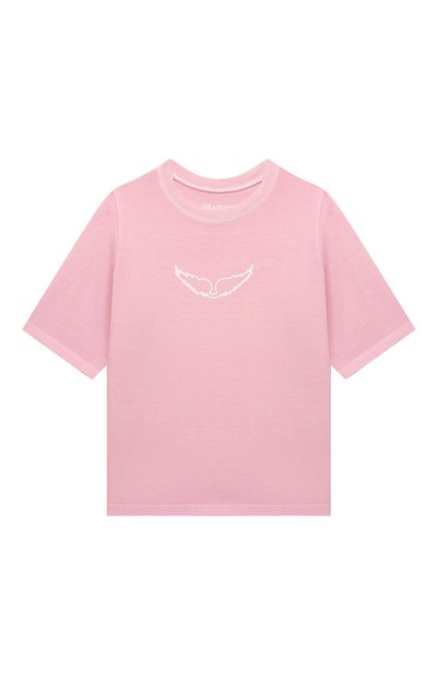 Хлопковая футболка ZADIG AND VOLTAIRE, арт. X60235