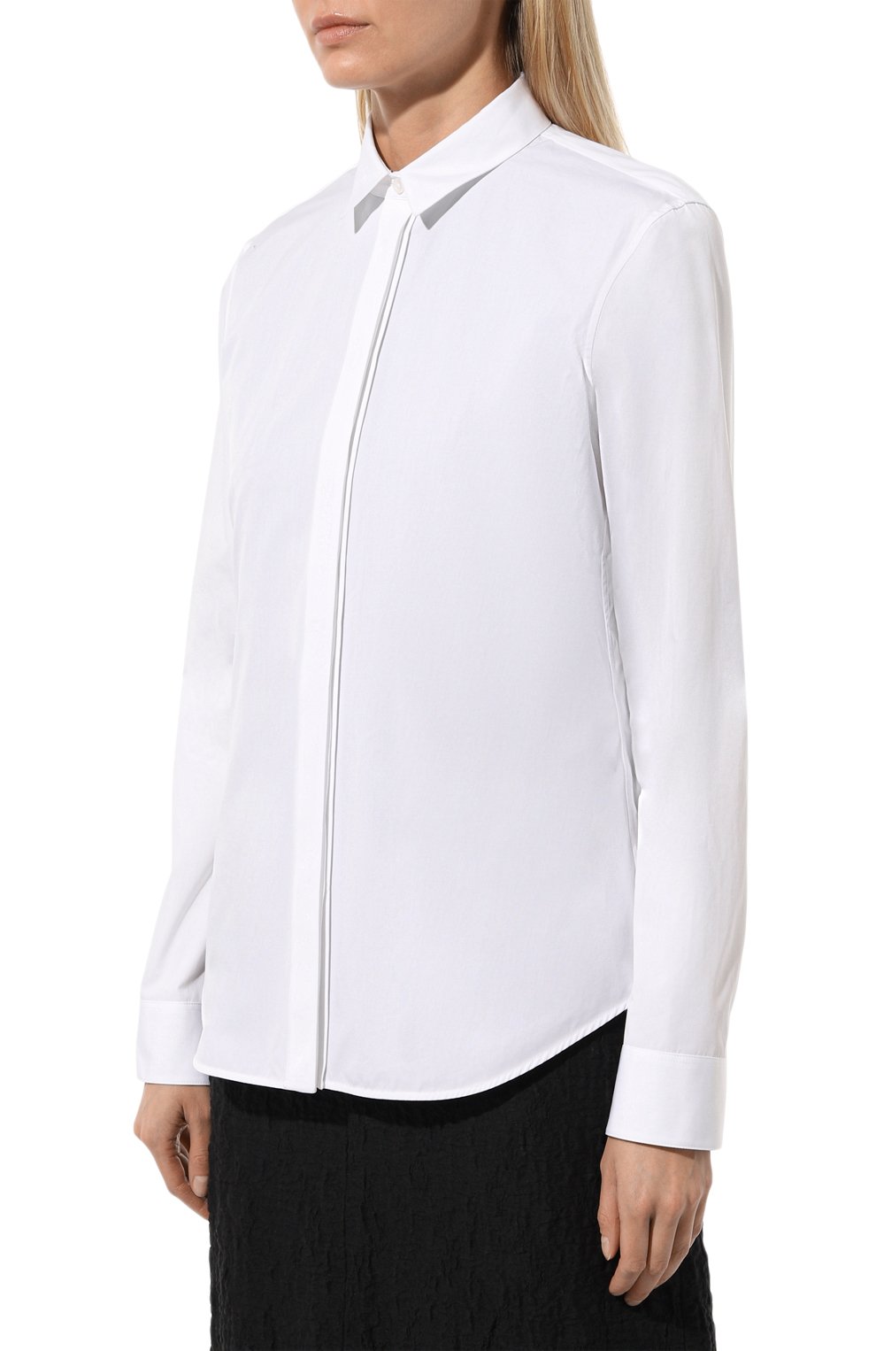 Хлопковая рубашка JIL SANDER, арт. J05DL0001/J45001, фото 3