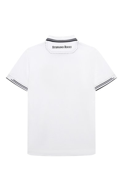 Хлопковое поло STEFANO RICCI JUNIOR, арт. KY11027P31/Y23150, фото 2