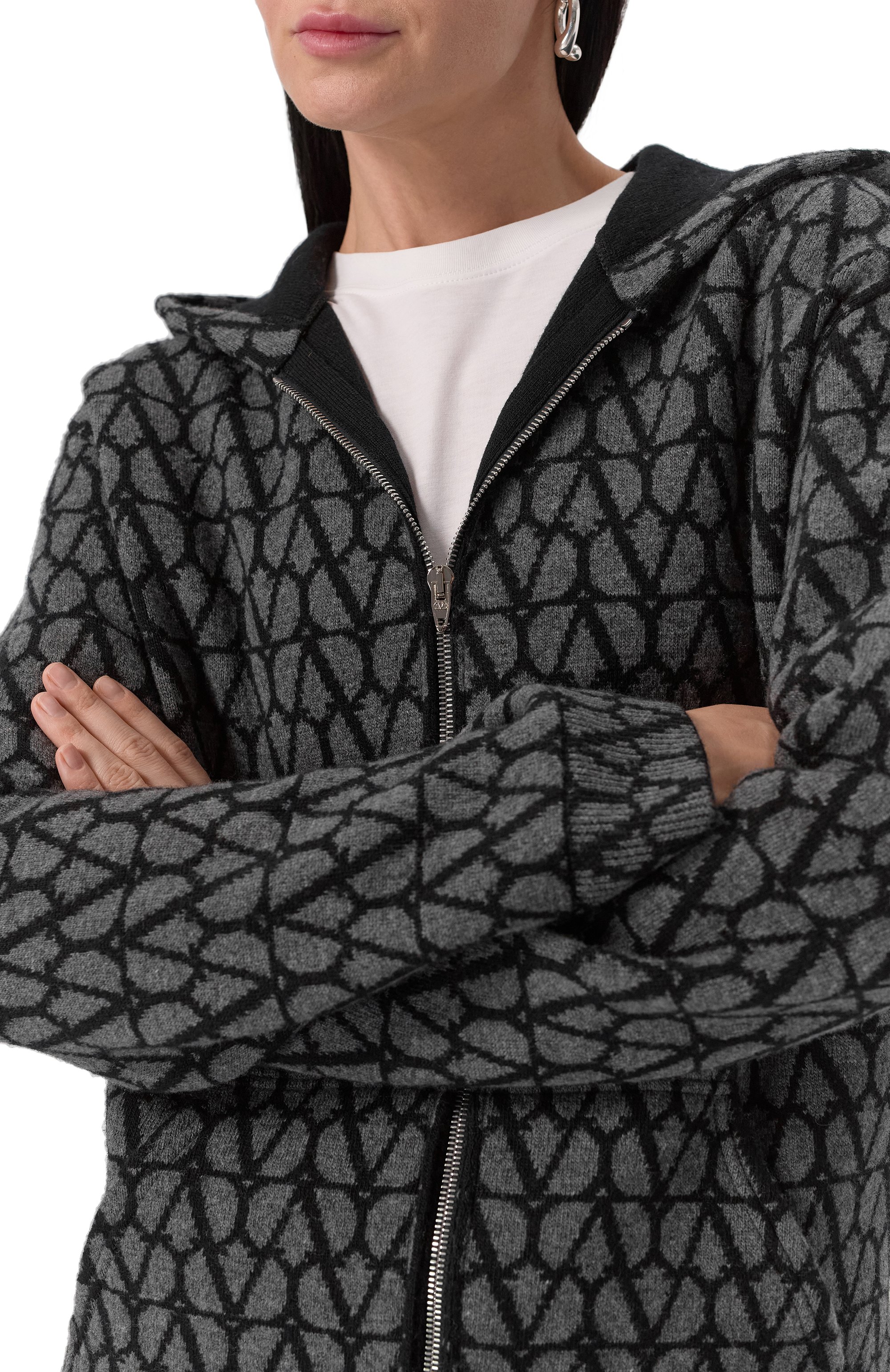 Шерстяной кардиган VALENTINO, арт. 5B3KE02Z8P0, фото 5