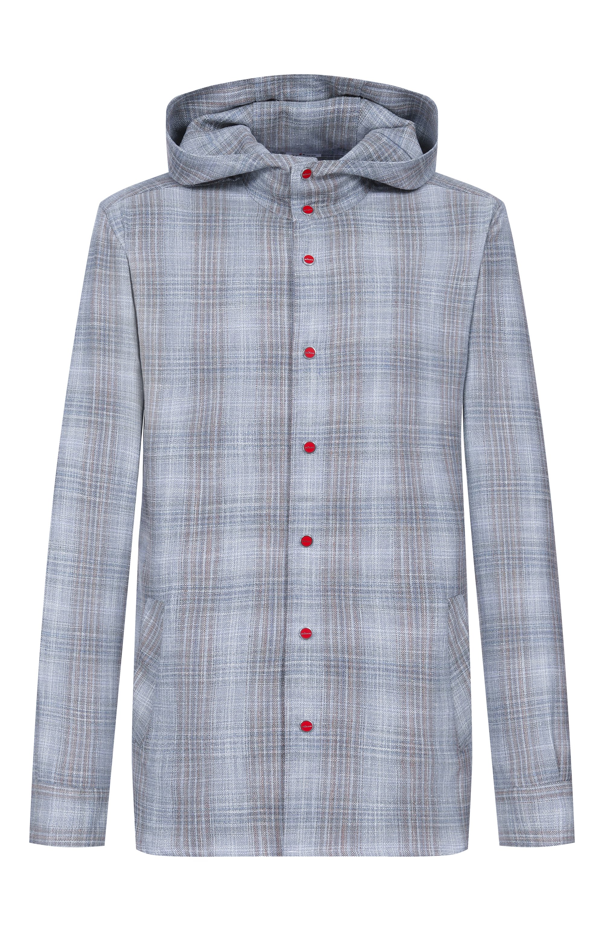 Рубашка из шерсти и шелка KITON, арт. UMCMARK0628G, фото 1