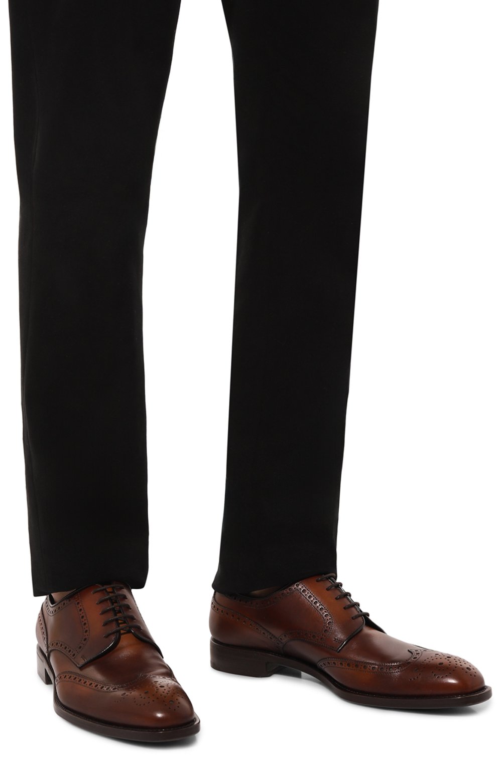 Кожаные дерби PRADA, арт. 2EB109-3F33-F0038-C001, фото 3