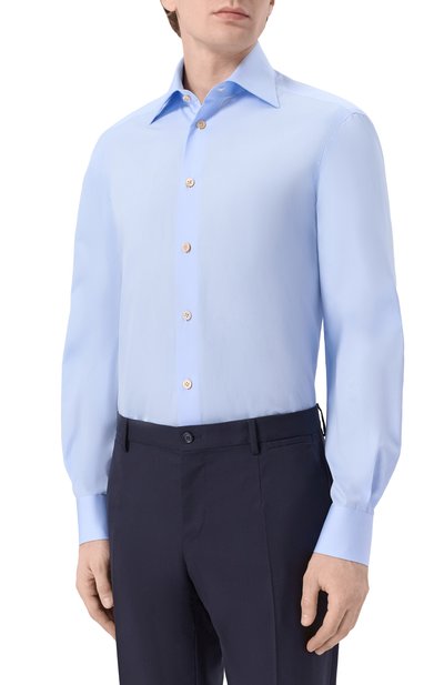 Хлопковая сорочка KITON, арт. UCCH06601, фото 3