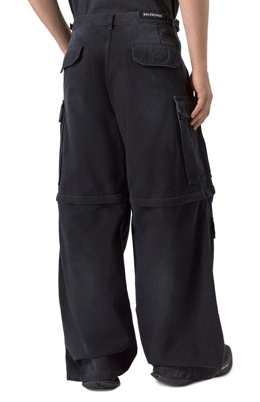 Джинсы-шорты Balenciaga 783695/TNW11 Чёрный  783695/TNW11 Фото 4