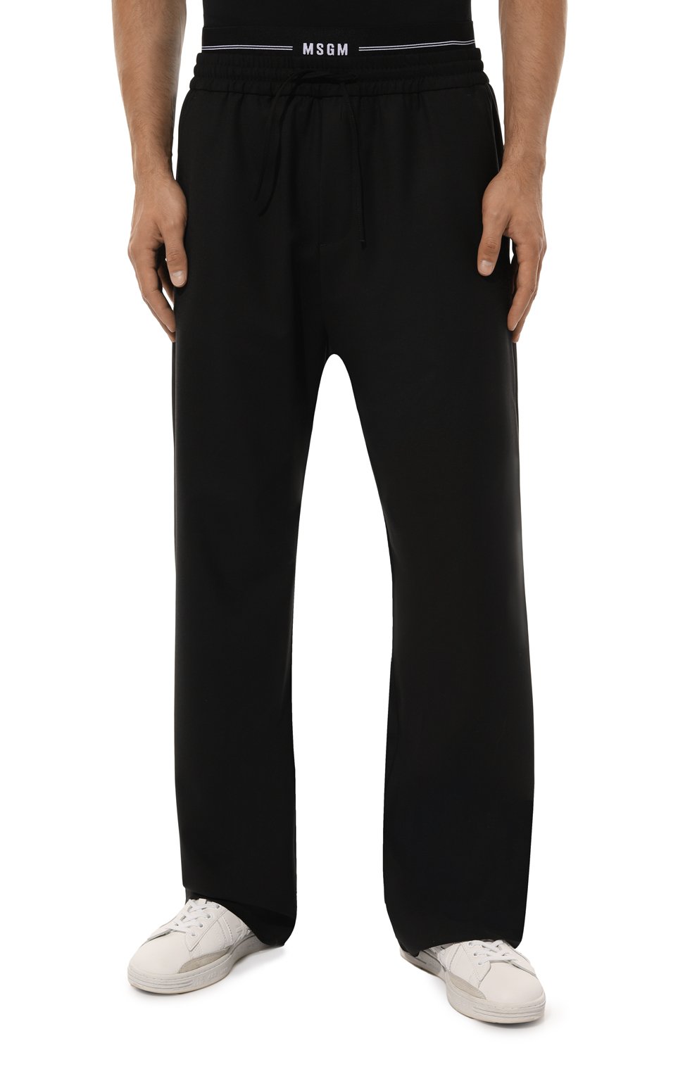 Шерстяные брюки MSGM, арт. 3740MP09/247506, фото 3