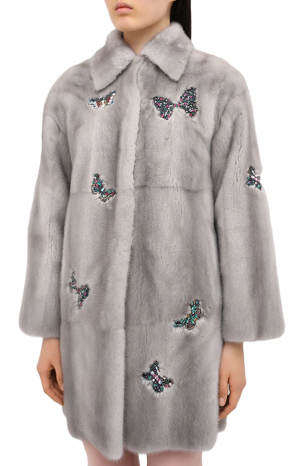 Шуба из норки VALENTINO, арт. QF3FA6161BF, фото 3