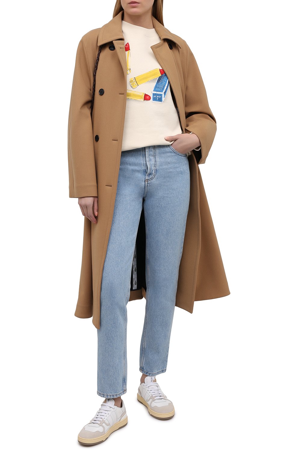 Хлопковый свитшот LANVIN, арт. RW-T0660J-JU02-P21, фото 2