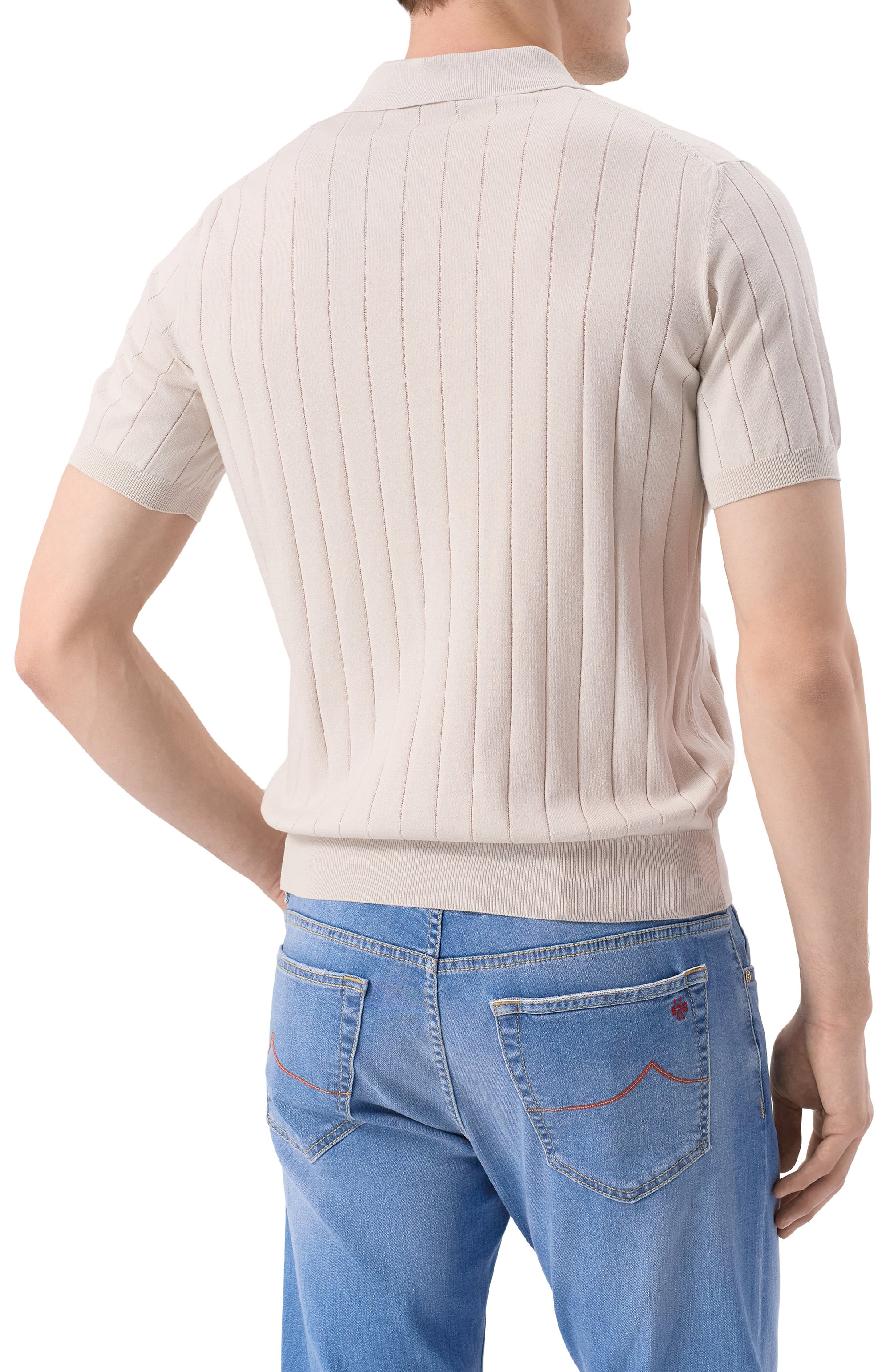 Хлопковое поло CORNELIANI, арт. 25M512-2525153, фото 4