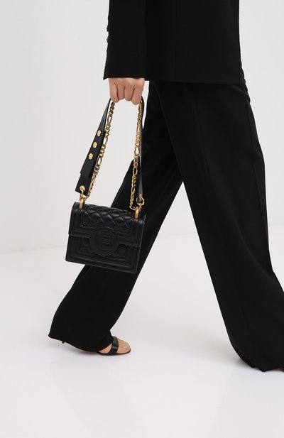 Сумка bbuzz 18 BALMAIN черного цвета по цене 173000 руб., арт. UN1S235/LNFM, фото 2 Сумка bbuzz 18 BALMAIN, арт. UN1S235/LNFM, фото 2