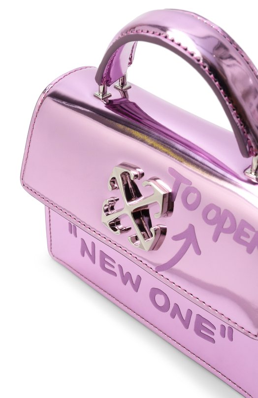 Сумка Jitney Quote baby Off-White 0WNP063F25FAB002 Сиреневый  0WNP063F25FAB002 Фото 3