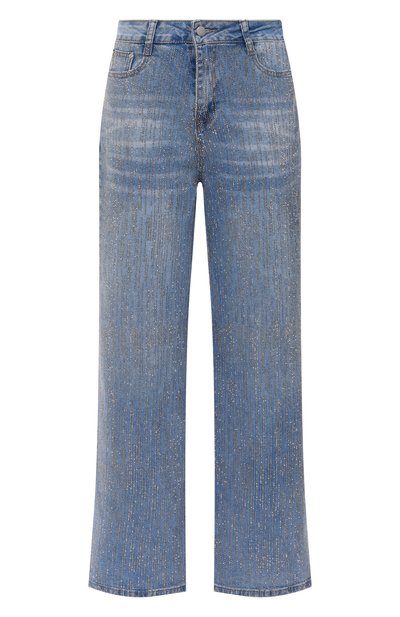 Женские джинсы с отделкой стразами SASHA KIM, арт. УТ-00001793