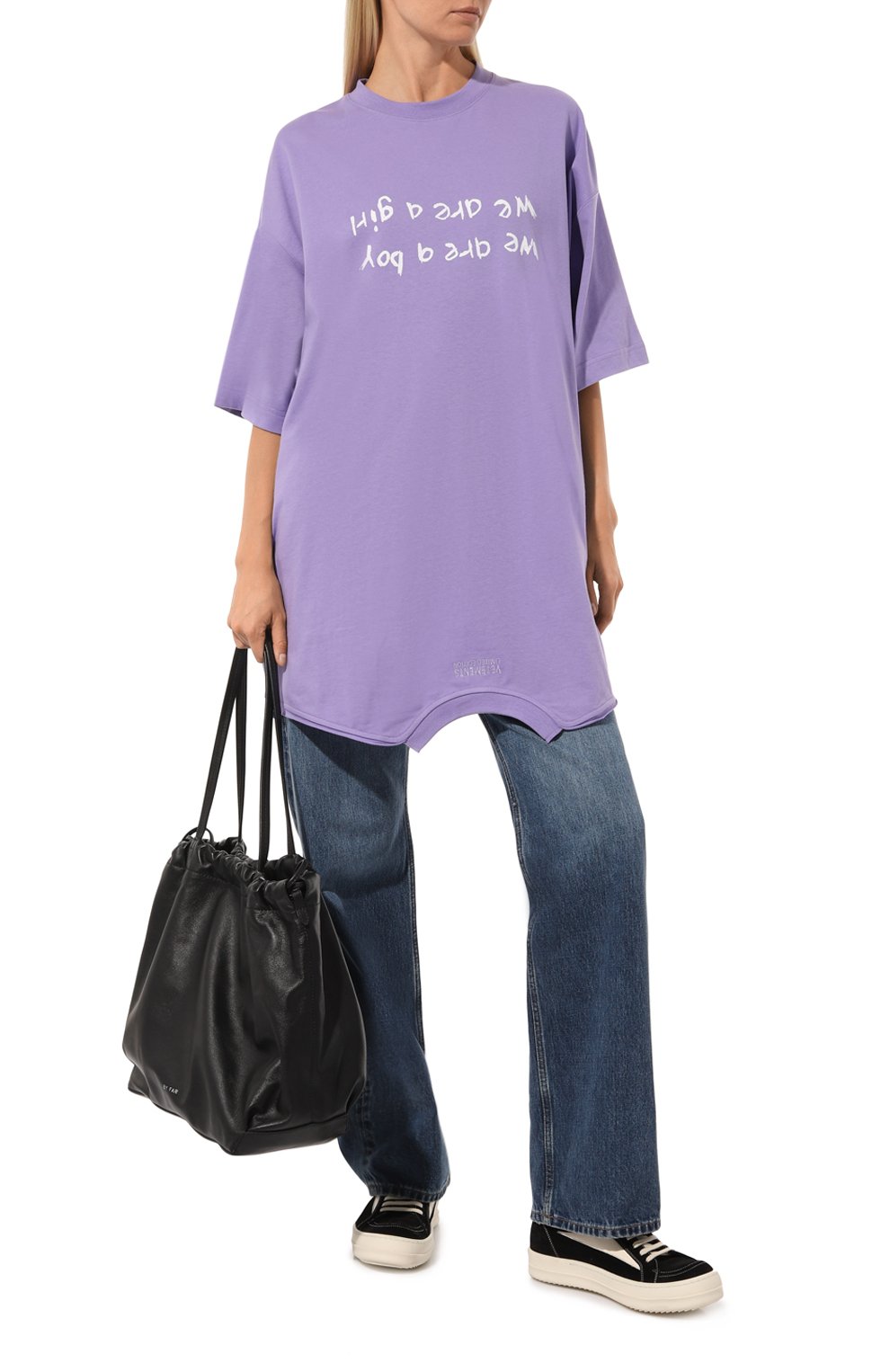 Хлопковая футболка VETEMENTS, арт. UE54TR490U, фото 2
