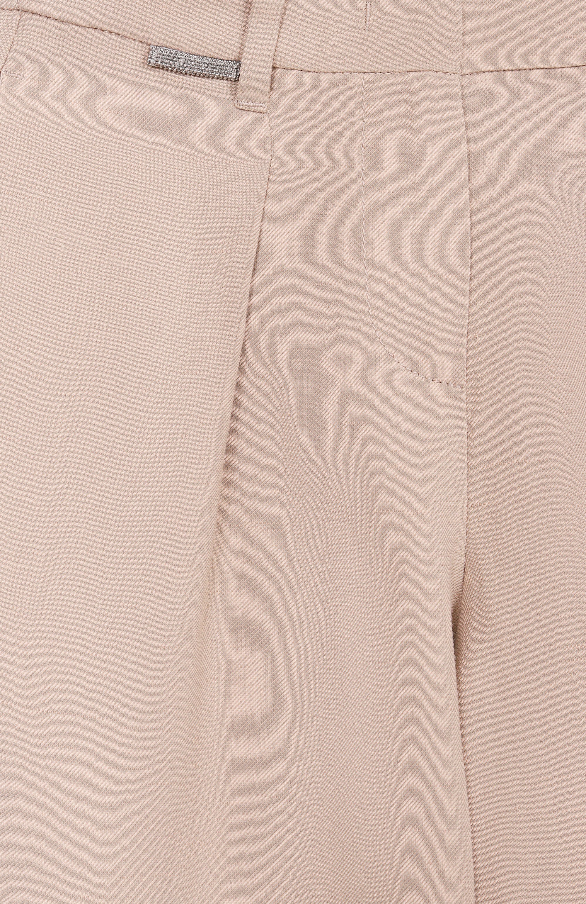 Брюки из вискозы и льна BRUNELLO CUCINELLI, арт. BH126P214C, фото 3