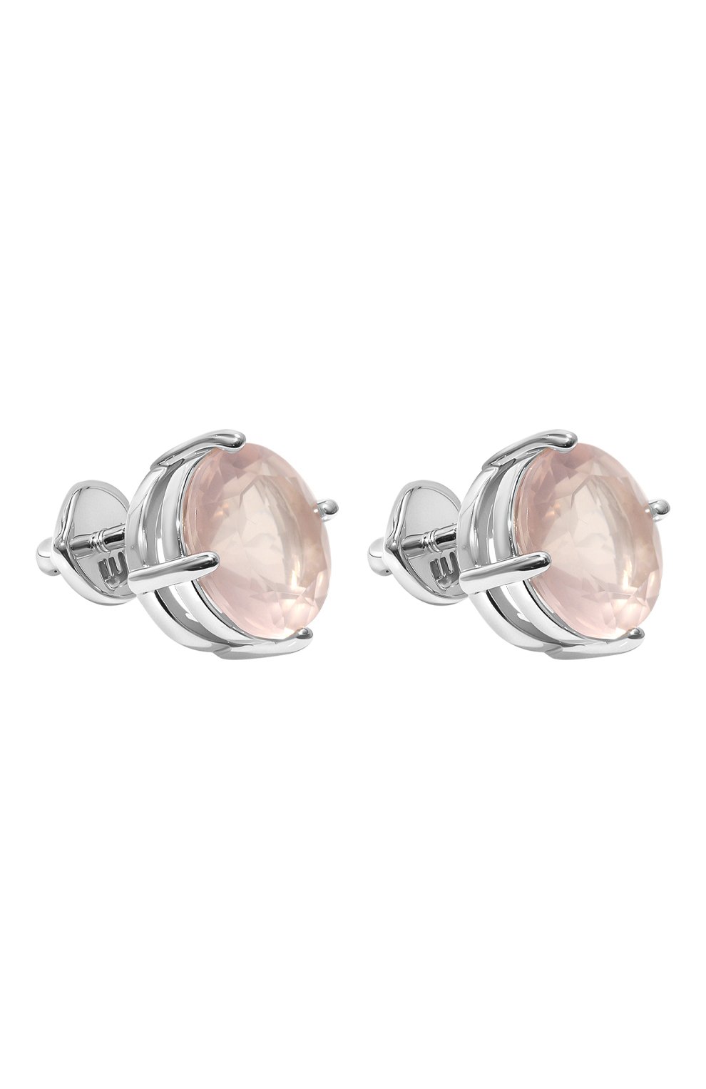 �Серьги-пусеты cartoon с розовым кварцем MOONKA, арт. cr-er-qrz, фото 3