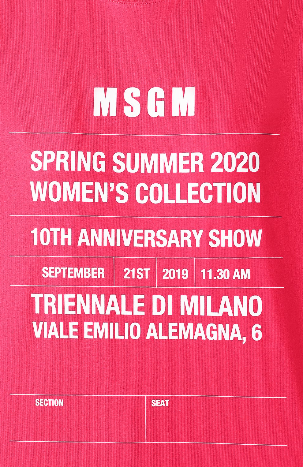 Хлопковая футболка MSGM, арт. 2842MDM273 207498, фото 5