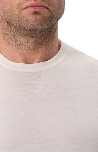 Шерстяной джемпер MVST белого цвета по цене 136000 руб., арт. M0-M25.1MM.K404/62-66, фото 5 Шерстяной джемпер MVST, арт. M0-M25.1MM.K404/62-66, фото 5