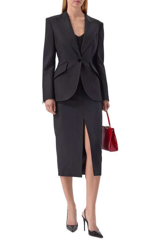 Шерстяная юбка Shervarli SK26-0026 Чёрный  SK26-0026 Фото 2