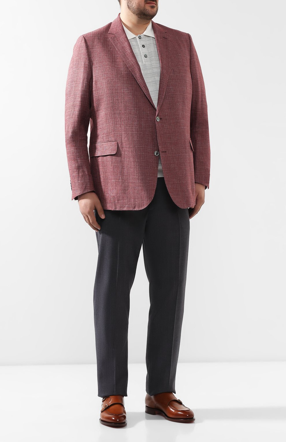 Пиджак из смеси шерсти и льна EDUARD DRESSLER, арт. 7RB1/43004, фото 2