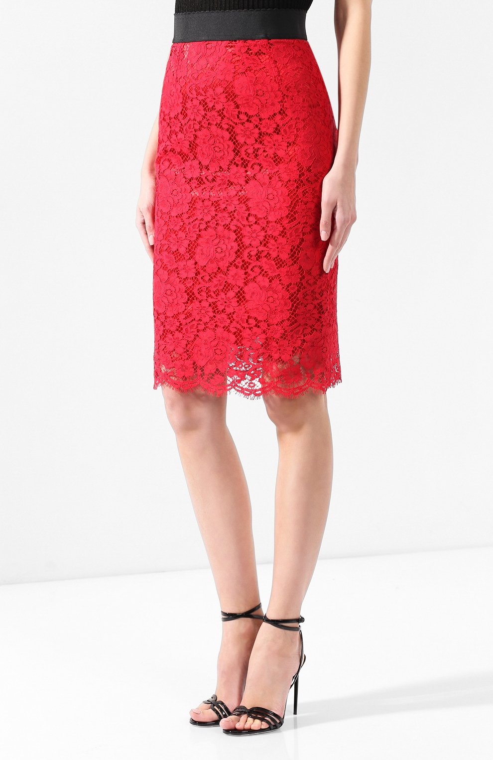 Кружевная юбка DOLCE & GABBANA, арт. F4A2PT/HLMCK, фото 3