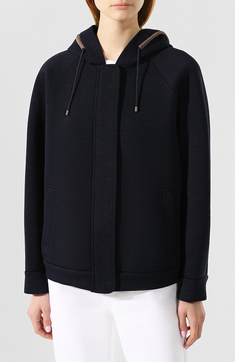 Кардиган из смеси хлопка и шерсти BRUNELLO CUCINELLI, арт. MP939SH406, фото 3