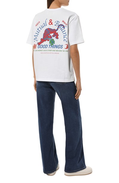 Хлопковая футболка AECA WHITE, арт. FWCMFWBDTTSSO006C0, фото 2