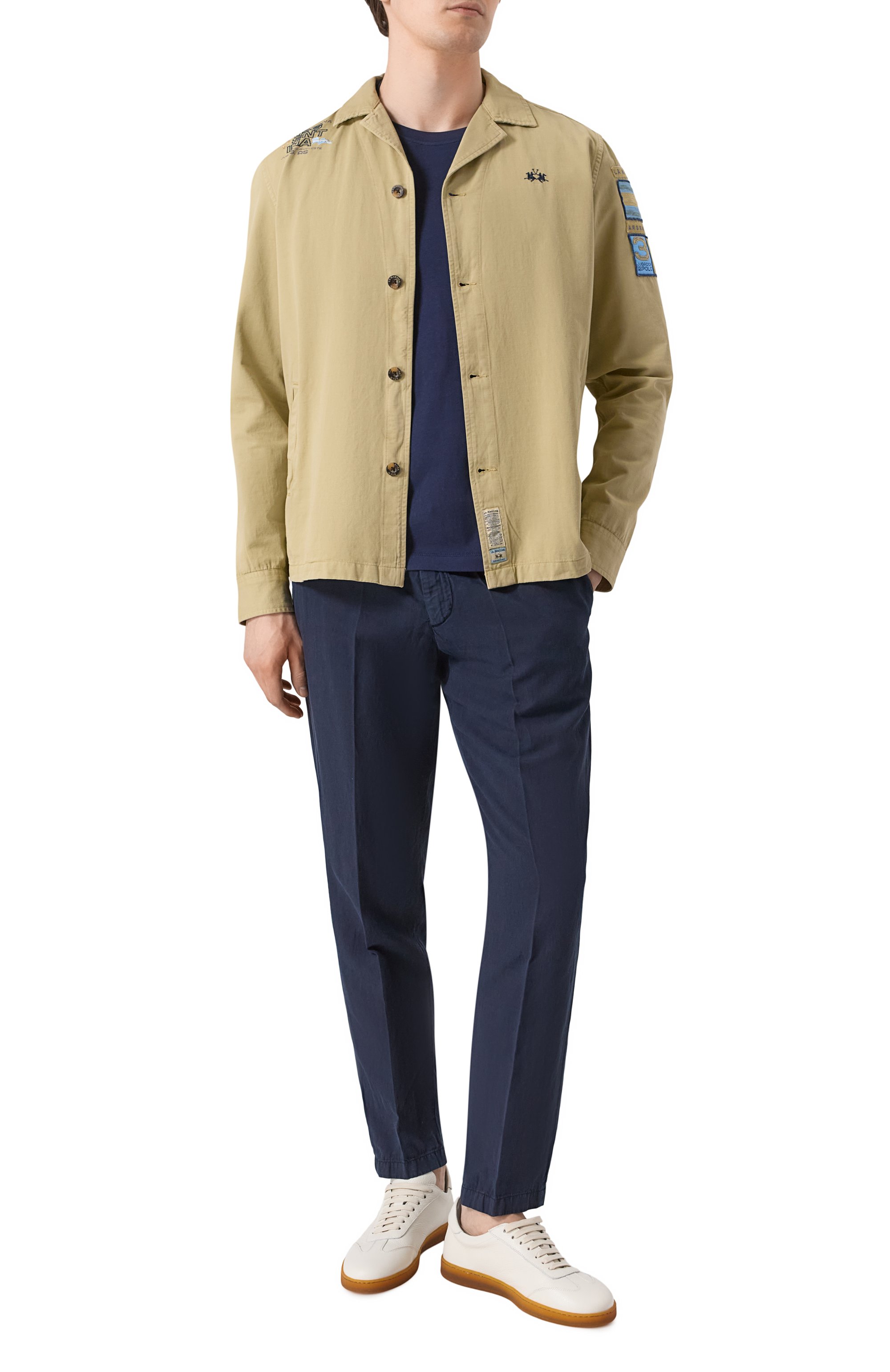 Хлопковая футболка AERONAUTICA MILITARE, арт. 251TS2408J592, фото 2