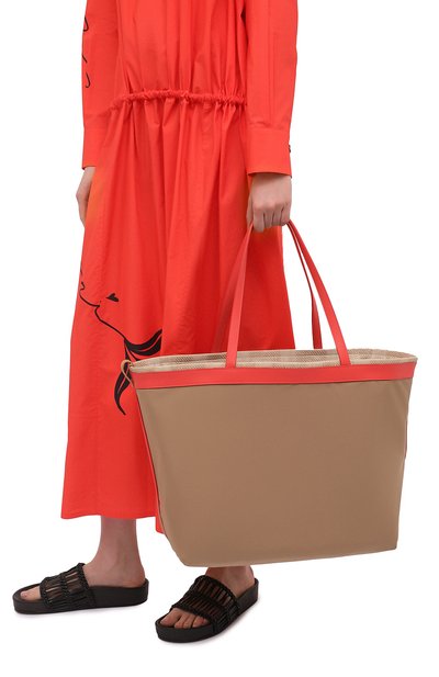 Сумка-тоут inside out LORO PIANA кораллового цвета по цене 319500 руб., арт. FAL6043, фото 5 Сумка-тоут inside out LORO PIANA, арт. FAL6043, фото 5