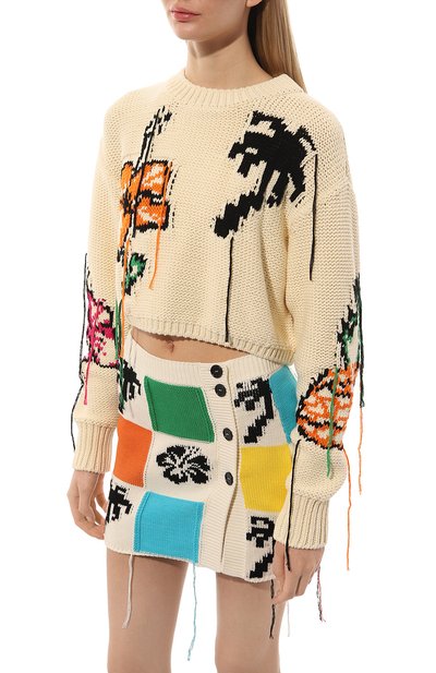 Хлопковый свитер MSGM, арт. 3441MDM142 237263, фото 3