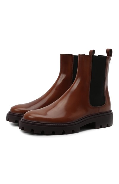 Кожаные ботинки TOD’S, арт. XXW08J0EY10AKT, фото 1