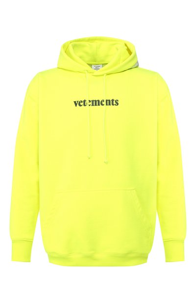 Женский худи VETEMENTS, арт. SS20TR311 1607/W/FLU0 YELL0W