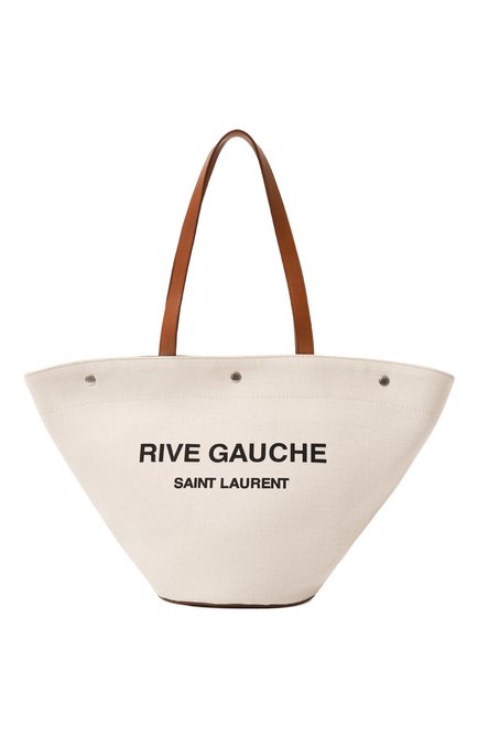 Женская сумка-тоут rive gauche SAINT LAURENT бежевого цвета по цене 0 руб., арт. 735728FABJN | Фото 1