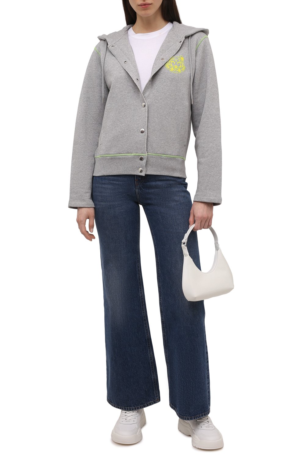 Хлопковый кардиган KENZO, арт. FC52BL7794ML, фото 2