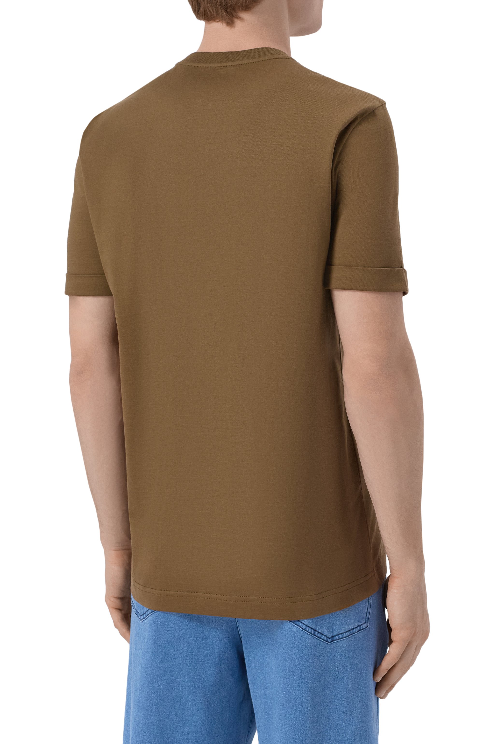 Хлопковая футболка KITON, арт. UMK0891, фото 4