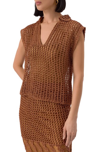 Топ из вискозы ERIKA CAVALLINI, арт. P5SC03, фото 3