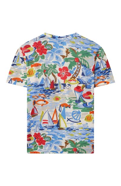 Льняная футболка LORO PIANA, арт. FAL6059, фото 2