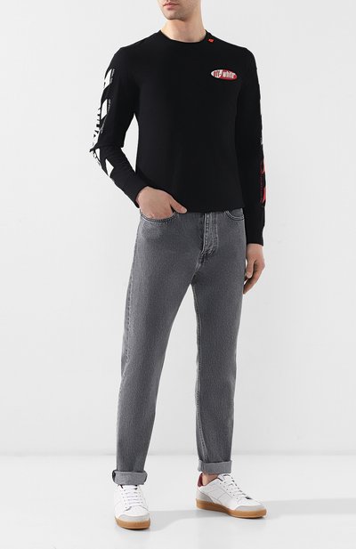 Кожаные кеды AMI, арт. E19S403.950, фото 2