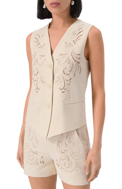 Жилет изо льна и вискозы TWINSET, арт. 251TP2161, фото 3