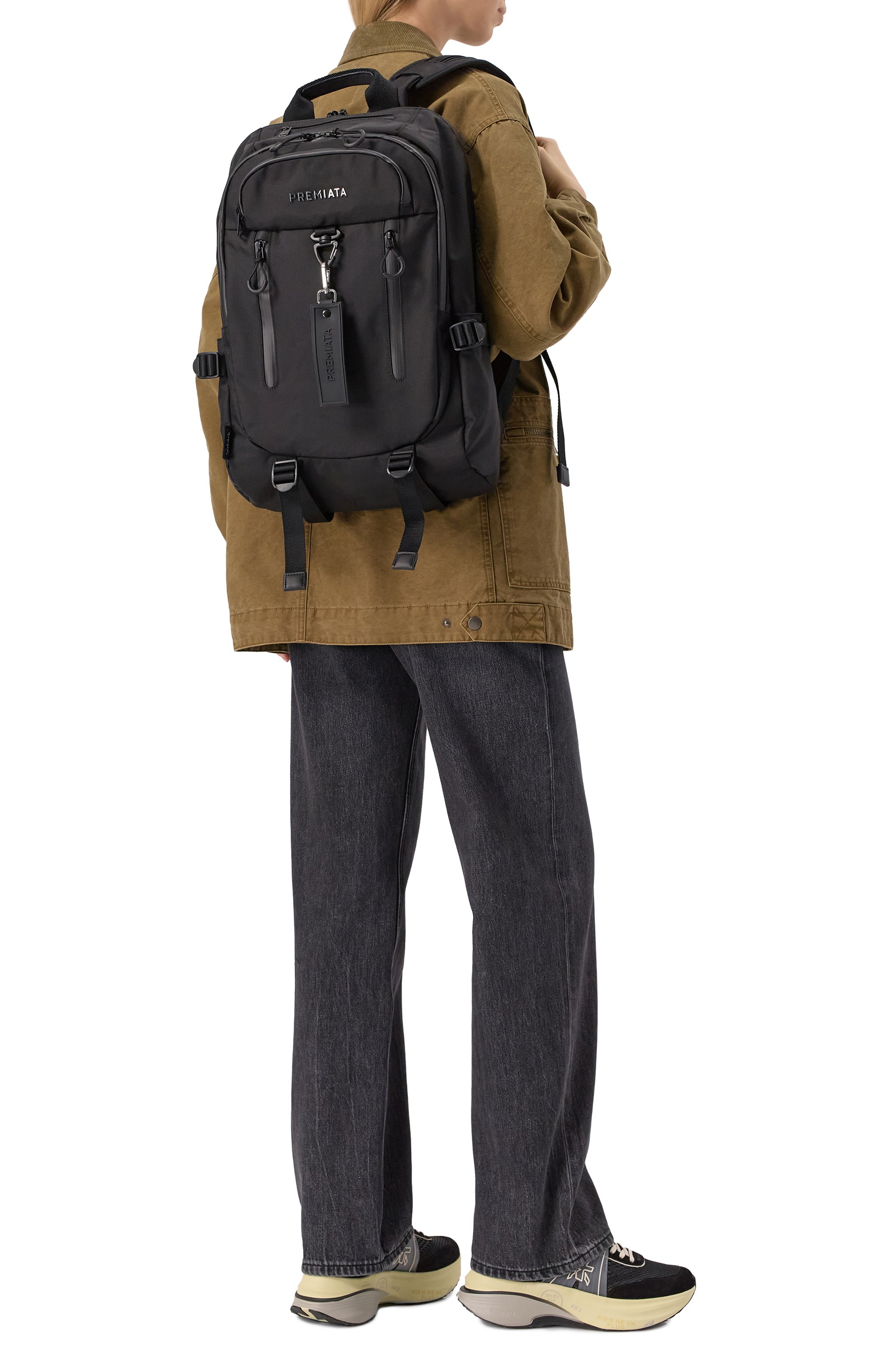 Рюкзак ventura PREMIATA черного цвета по цене 42525 руб., арт. VENTURA/VAR 2127, фото 7 Рюкзак ventura PREMIATA, арт. VENTURA/VAR 2127, фото 7