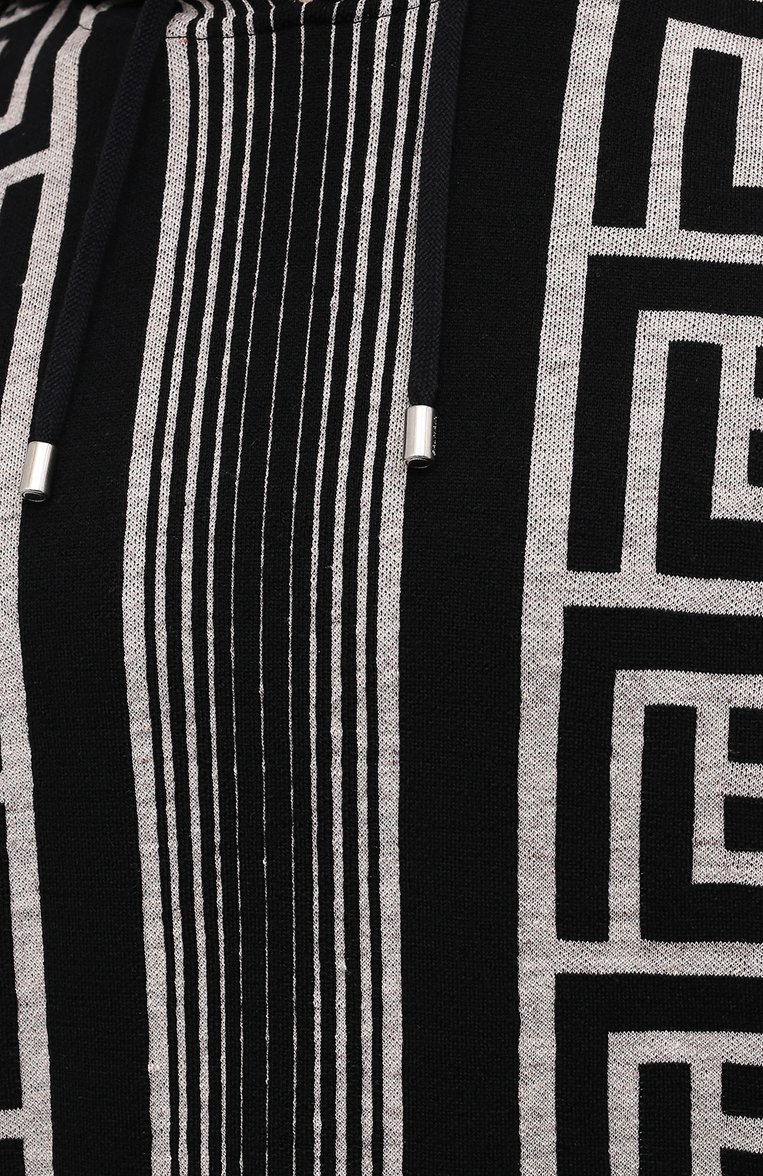 Худи из шерсти и льна BALMAIN, арт. XH1JR070/KB34, фото 5