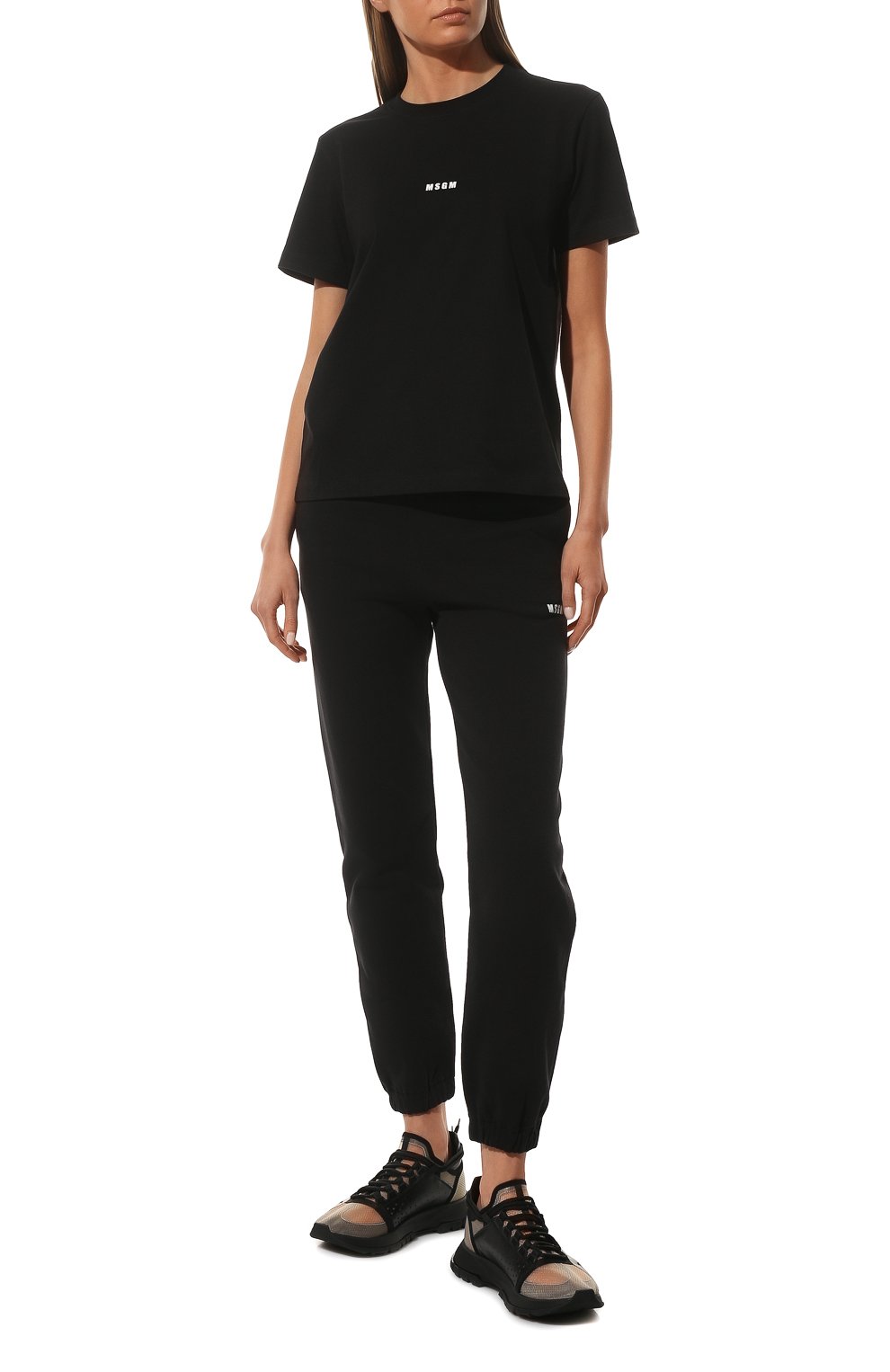 Хлопковые джоггеры MSGM, арт. 2000MDP500 200001, фото 2