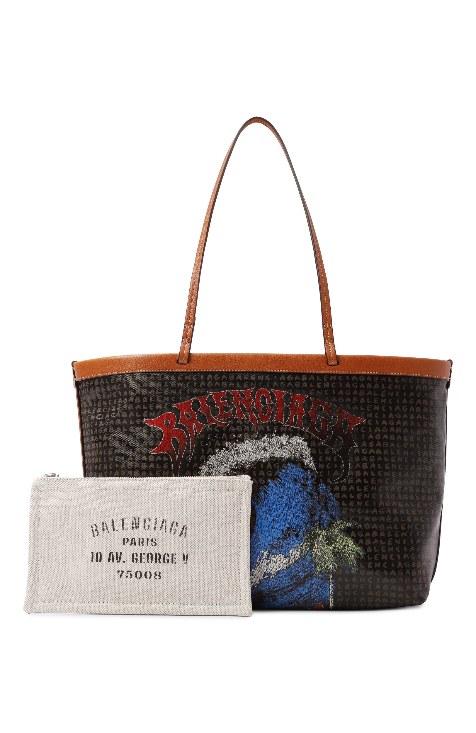 Сумка-тоут select medium BALENCIAGA темно-коричневого цвета по цене 229500 руб., арт. A000QA/2ACQF, фото 7 Сумка-тоут select medium BALENCIAGA, арт. A000QA/2ACQF, фото 7