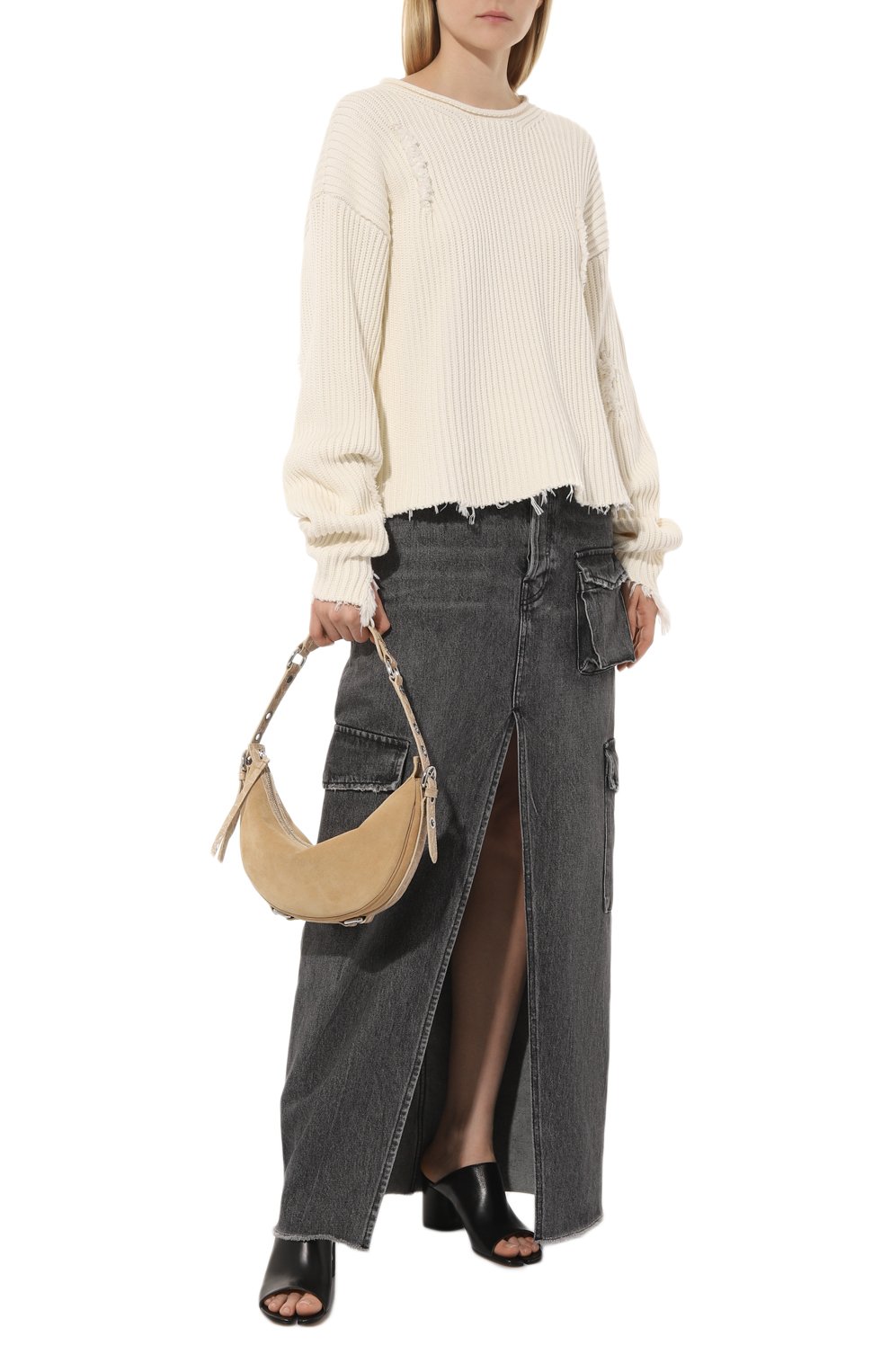 Свитер из хлопка и шерсти MM6, арт. S62HL0004/S18255, фото 2