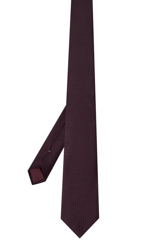 Шелковый галстук Canali 18/HJ04395 Бордовый  18/HJ04395 Фото 3