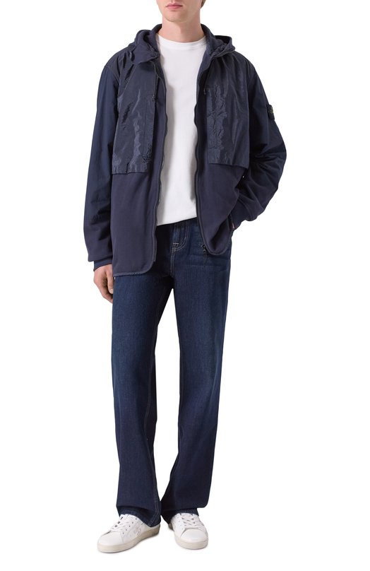 Хлопковая толстовка Stone Island 7515647/41 Синий  7515647/41 Фото 2