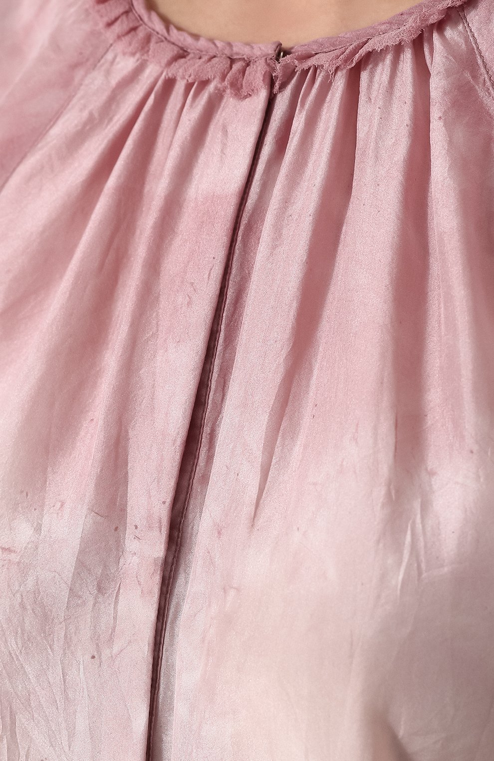 Шелковое платье свободного кроя с круглым вырезом RAQUEL ALLEGRA, арт. Y76-6761, фото 5