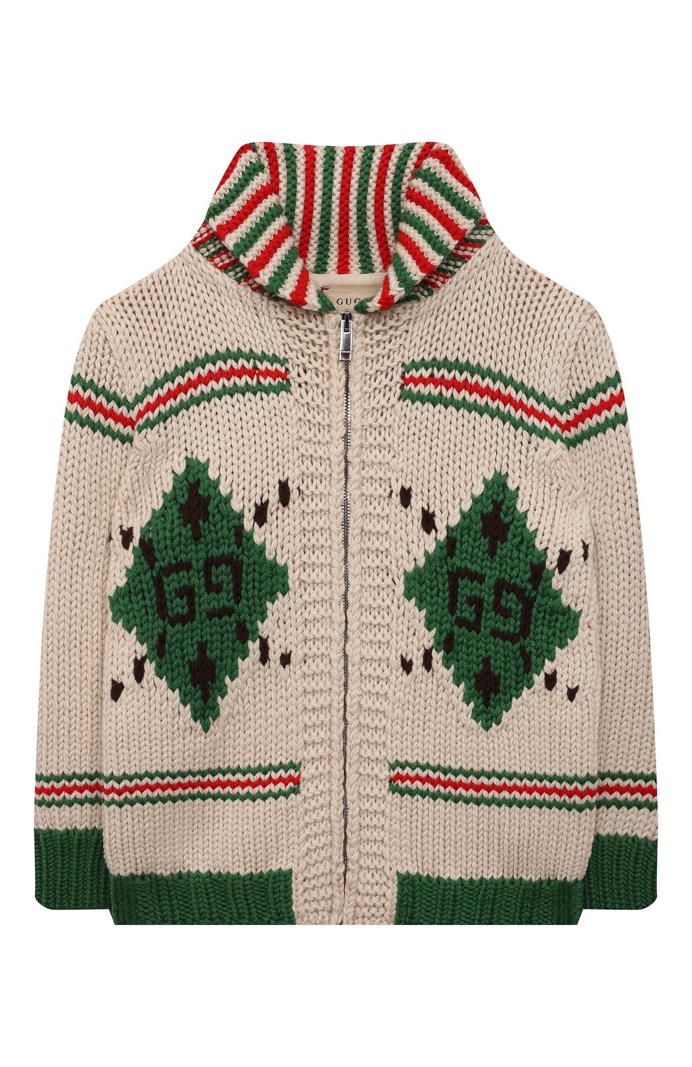 Шерстяной кардиган GUCCI, арт. 653631/XKBWM, фото 1
