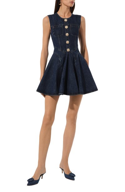 Джинсовое платье SELF-PORTRAIT, арт. PF24-837S-BL, фото 2