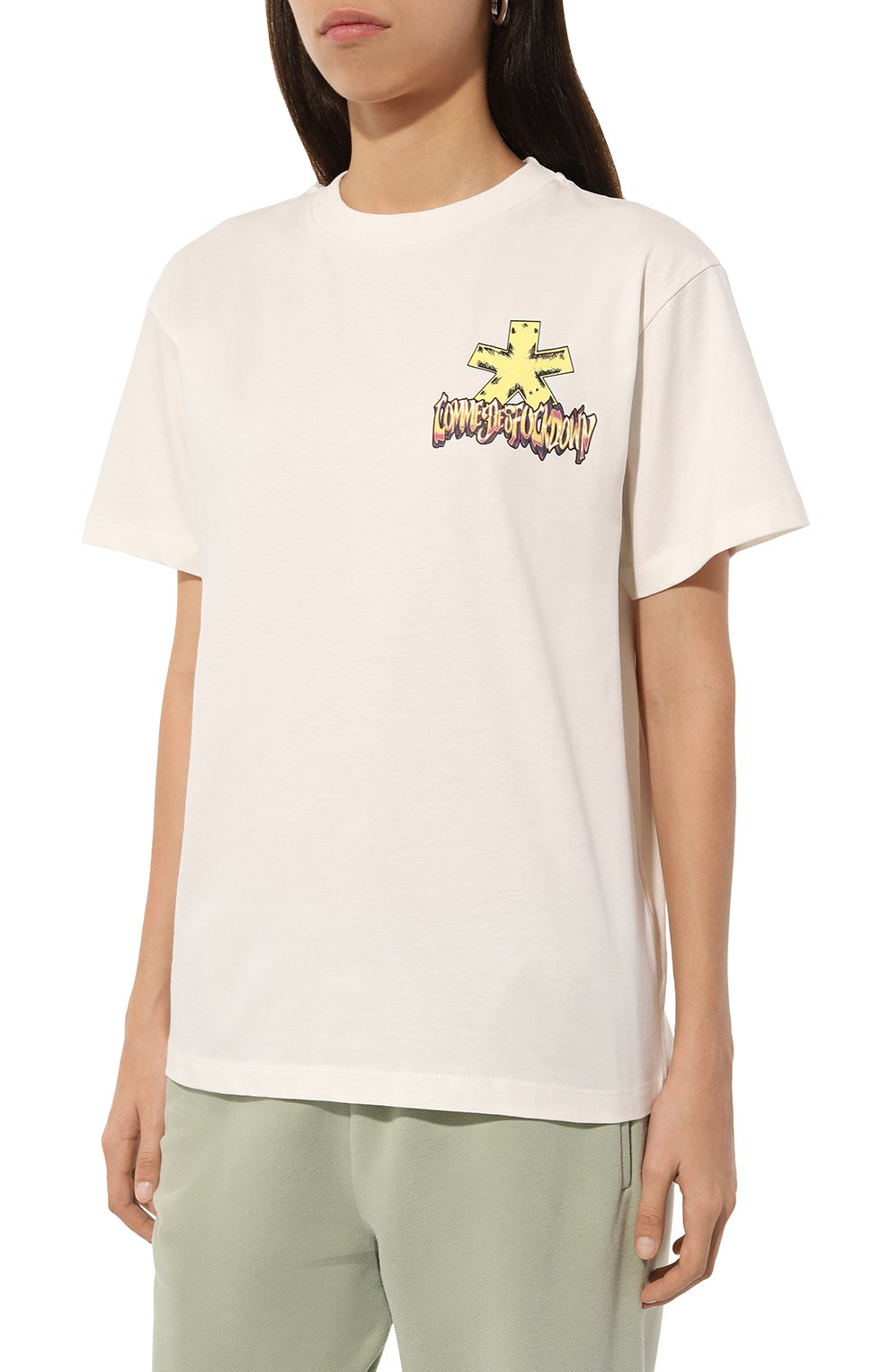 Хлопковая футболка COMME DES FUCKDOWN, арт. CFABW01070, фото 3