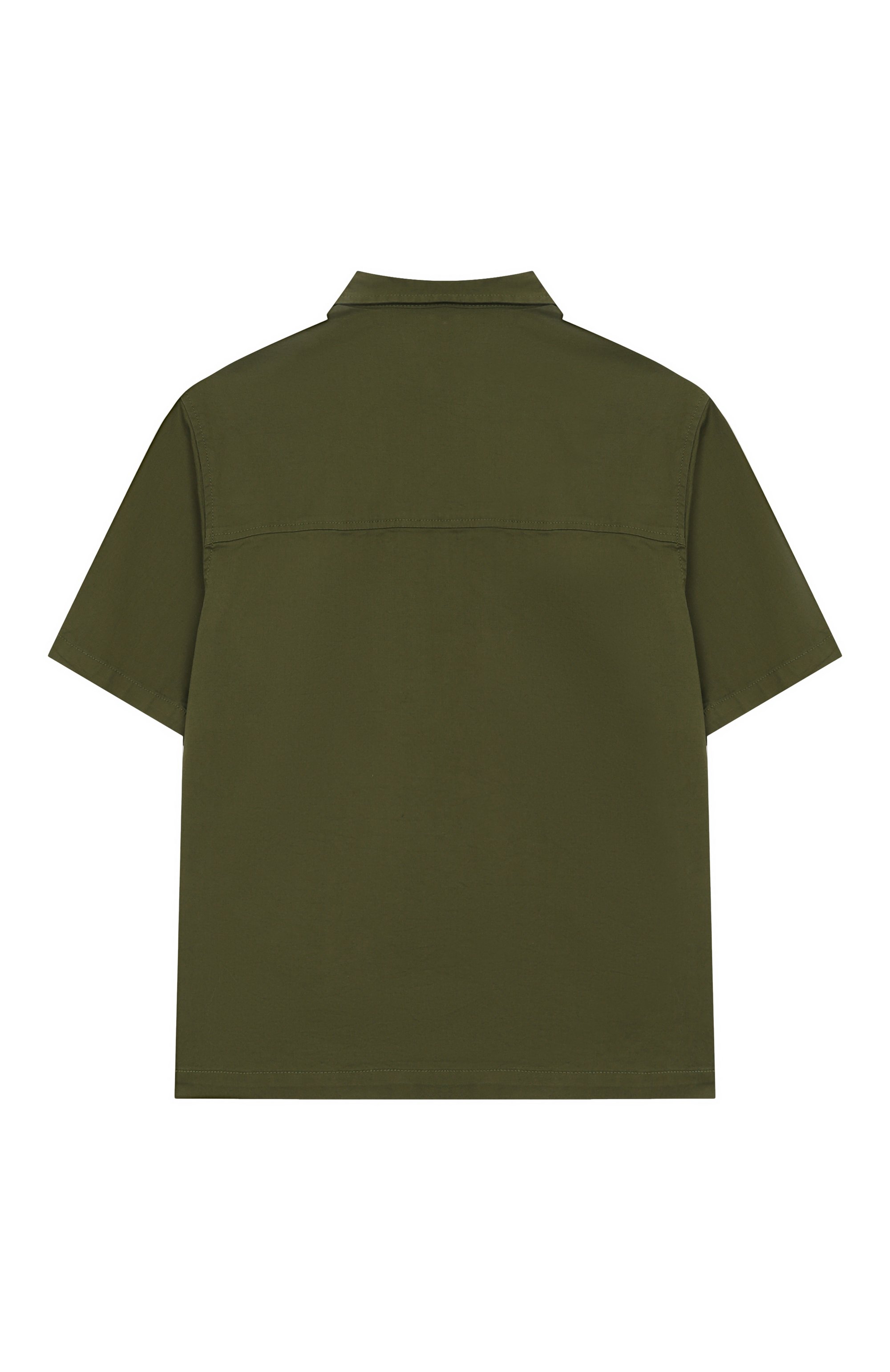 Хлопковая рубашка DSQUARED2 хаки цвета по цене 20900 руб., арт. DQ2775/D0ACB, фото 2 Хлопковая рубашка DSQUARED2, арт. DQ2775/D0ACB, фото 2